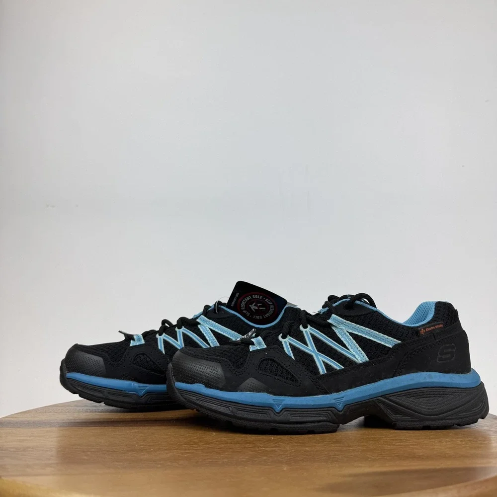 New‎ Womens Skechers For Work Conroe Abbenes Anti-Static Shoes Sneakers Size 7.5